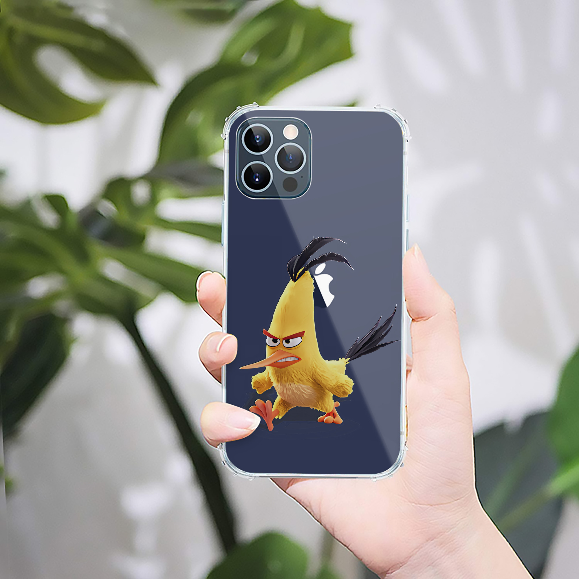 （画像用） Angry Birds アングリーバード 【iPhone 12シリーズ対応】透明スマホケース（クリアソフトケース）